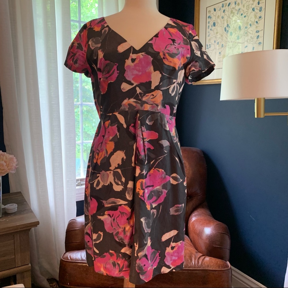 Banana Republic Pink Flutter Sleeve Sundress Wedding